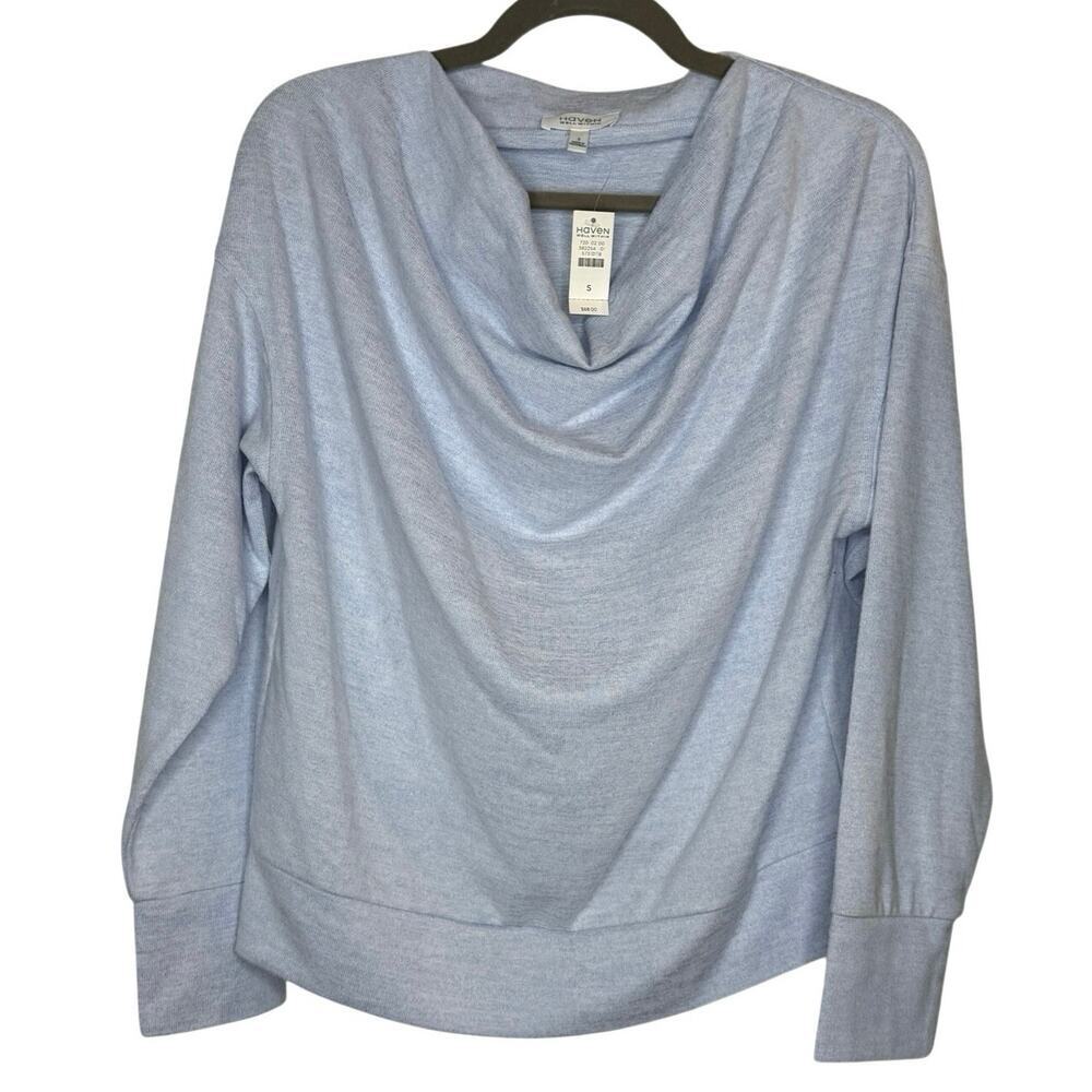 NWT Haven Well Within Sz S Cloud Fleece Funnel Neck Lightweight Sweatshirt | NWT